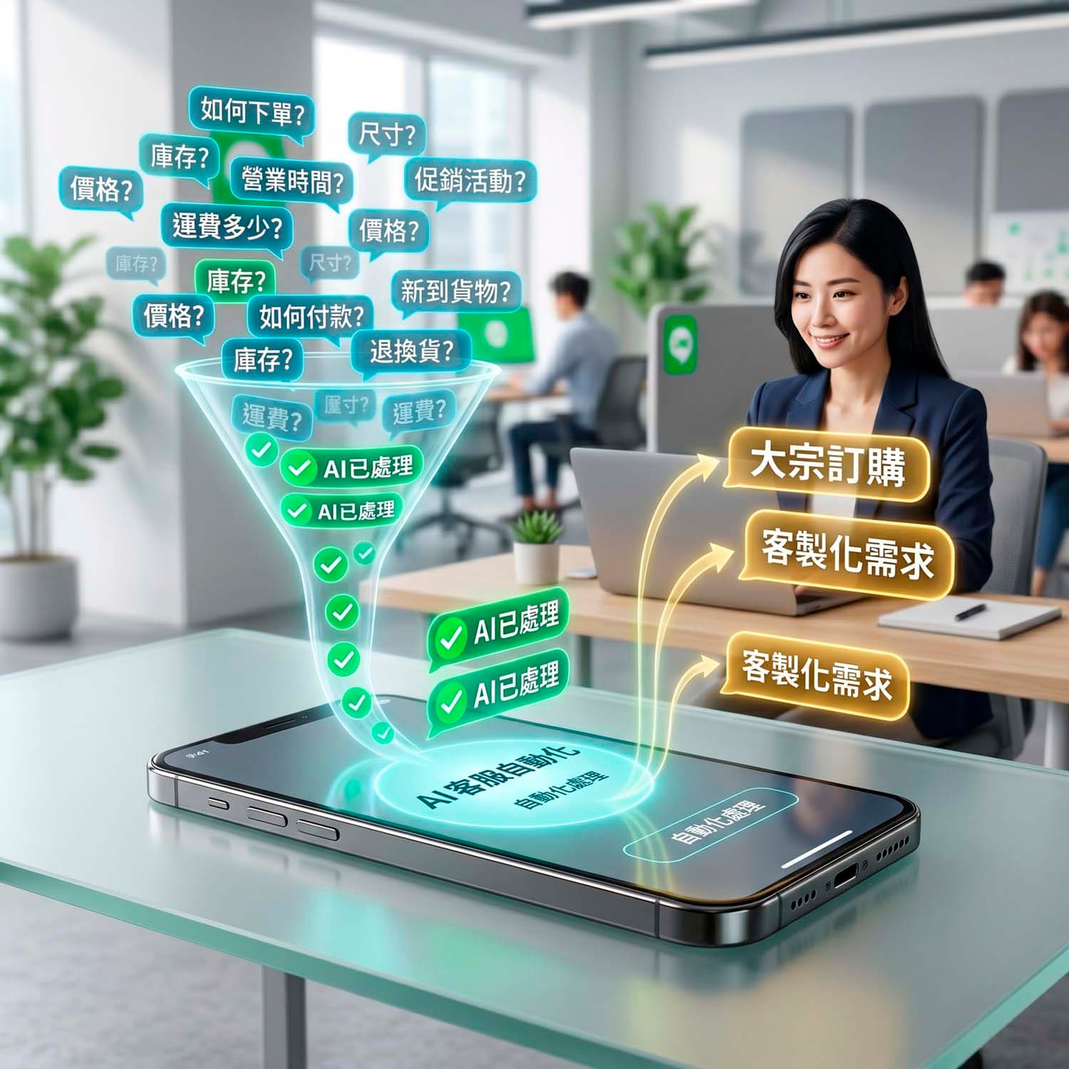 什麼是 LINE 
官方帳號 AI 客服？