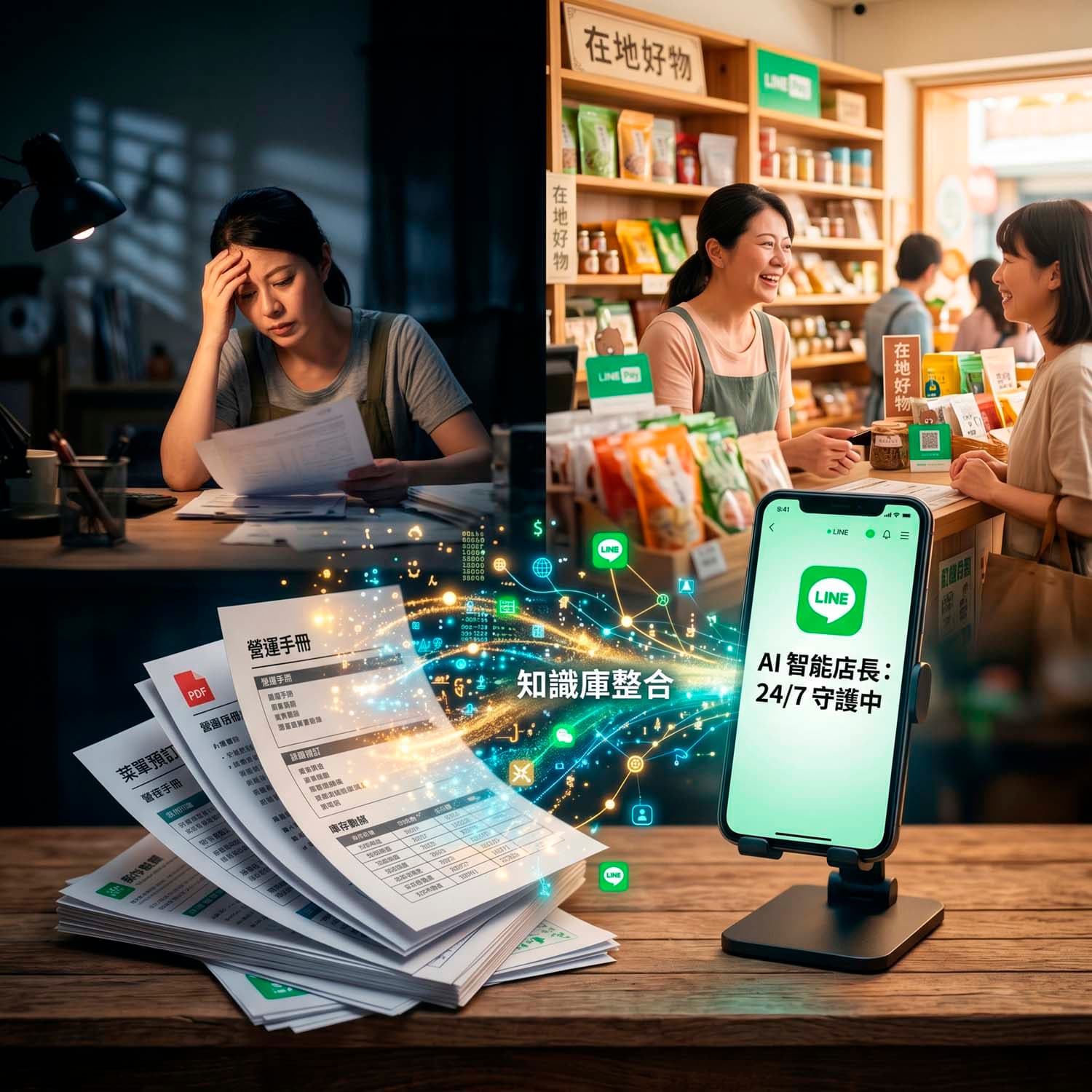 AI 智能店長 
能解決哪些問題？